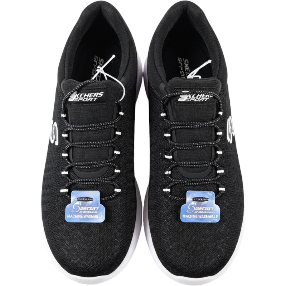 S Sport by Skechers Rummie 2.0 Womens Black Mesh Memory Foam Sneakers 10